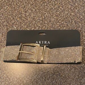AKIRA  Sparkling Gold choker! Please notice bottom right flaw.